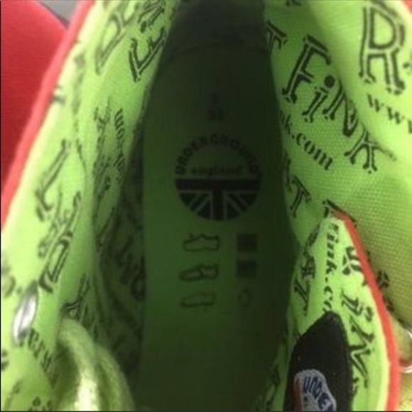 Underground ENGLAND | Vintage “Rat Fink” Canvas Shoes | 5 | RARE!!! - Picture 7 of 7